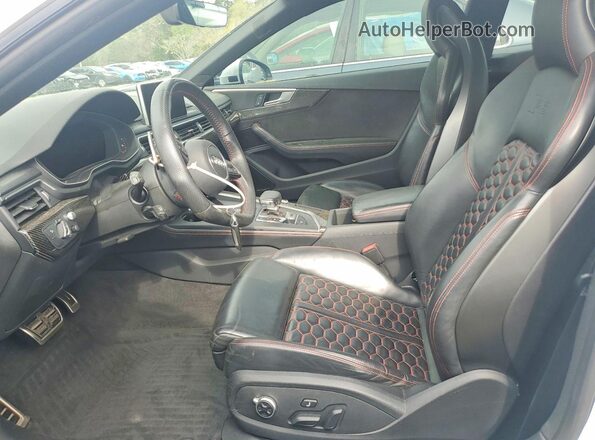 WUAPWAF52JA904078 2018 AUDI RS5 White Front interior view