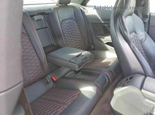 WUAPWAF52JA904078 2018 AUDI RS5 White Rear seats view