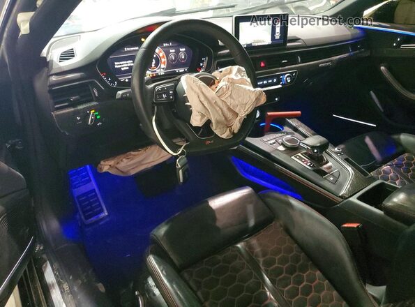 WUAPWAF57JA902634 2018 AUDI RS5 Black Vista del salpicadero