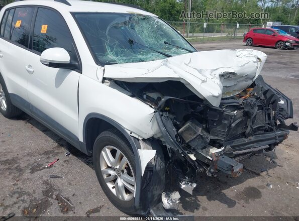 WVGAV7AX0GW589192 2016 VOLKSWAGEN TIGUAN White Вид спереду