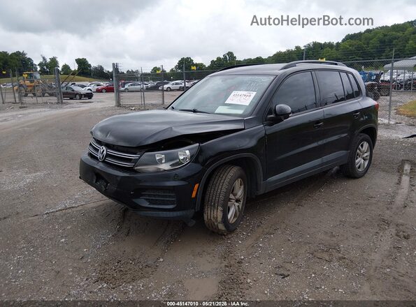 WVGAV7AX0HW502926 2017 VOLKSWAGEN TIGUAN Black Front left
