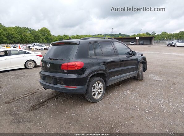 WVGAV7AX0HW502926 2017 VOLKSWAGEN TIGUAN Black Rear right