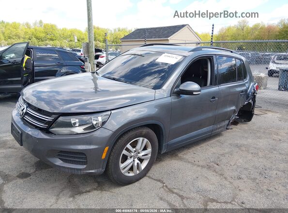 WVGAV7AX3GW558308 2016 VOLKSWAGEN TIGUAN Серый Передняя левая четверть