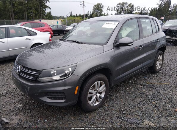WVGAV7AX3GW565954 2016 VOLKSWAGEN TIGUAN Серый Передняя левая четверть