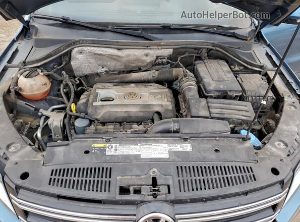 WVGAV7AX3HK024220 2017 VOLKSWAGEN TIGUAN Blue Սալոնի հետևի տեսք