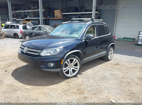 WVGAV7AX4GW543574 2016 VOLKSWAGEN TIGUAN Черный Передняя левая четверть
