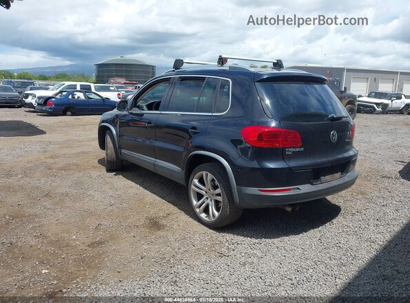 WVGAV7AX4GW543574 2016 VOLKSWAGEN TIGUAN Черный Задняя левая четверть