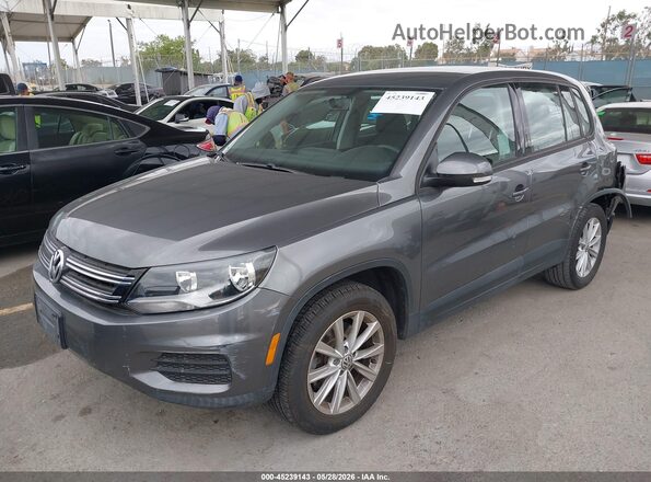 WVGAV7AX4HK044363 2017 VOLKSWAGEN TIGUAN Gray 