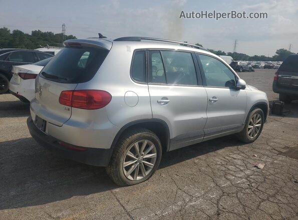 WVGAV7AX4HK054441 2017 VOLKSWAGEN TIGUAN Silver Rear right