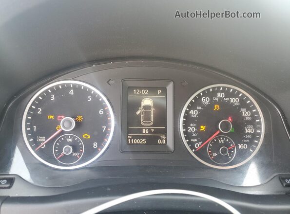 WVGAV7AX4HK054441 2017 VOLKSWAGEN TIGUAN Silver Instrument cluster view
