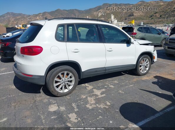 WVGAV7AX4JK005911 2018 VOLKSWAGEN TIGUAN White უკანა სალონის ხედი
