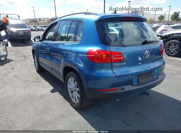 WVGAV7AX7HK042591 2017 VOLKSWAGEN TIGUAN Синий Задняя левая четверть