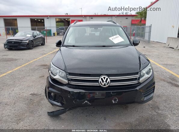 WVGBV7AX3HW509616 2017 VOLKSWAGEN TIGUAN Black Vista del cuadro de instrumentos