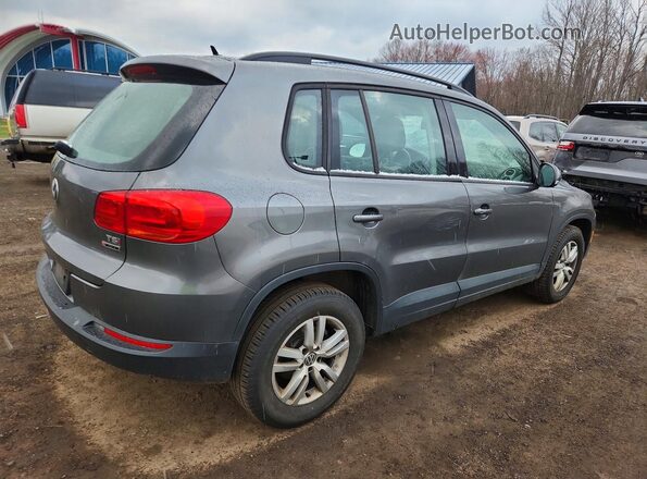 WVGBV7AX8GW598677 2016 VOLKSWAGEN TIGUAN Gray 