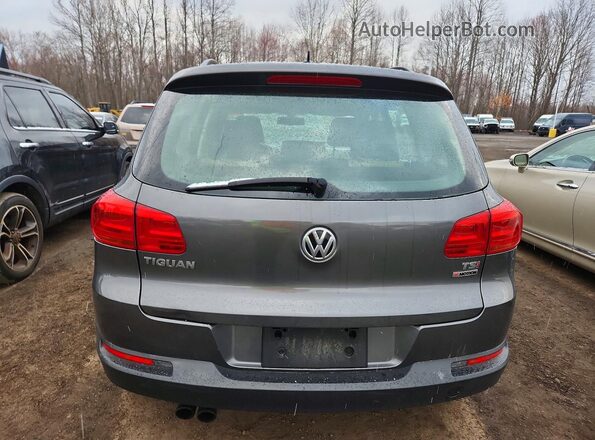 WVGBV7AX8GW598677 2016 VOLKSWAGEN TIGUAN Gray 