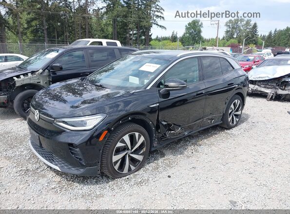 WVGDMPE21MP011719 2021 VOLKSWAGEN ID.4 Черный Передняя левая четверть
