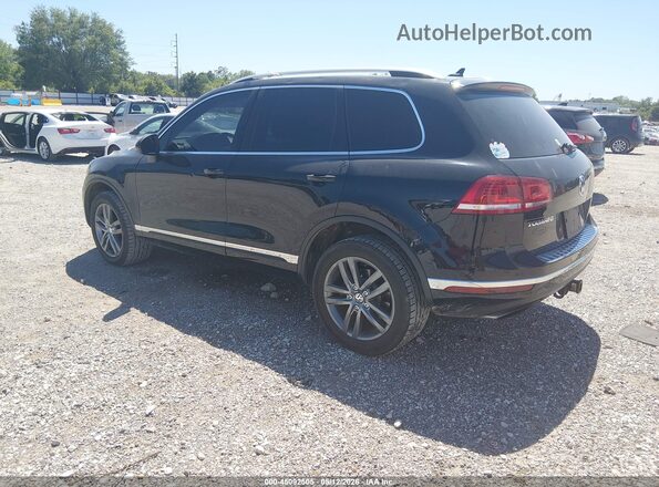 WVGEF9BP0GD001196 2016 VOLKSWAGEN TOUAREG Black Trasero izquierdo