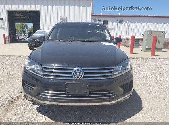WVGEF9BP0GD001196 2016 VOLKSWAGEN TOUAREG Black Vista del cuadro de instrumentos