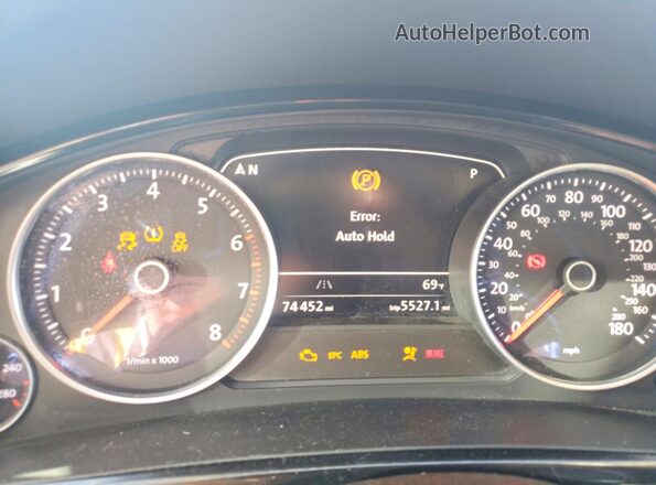 WVGEF9BP7GD009988 2016 VOLKSWAGEN TOUAREG Gold 