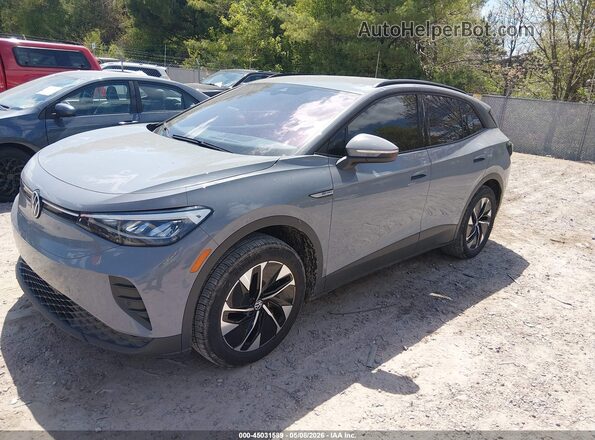WVGJNPE27MP058334 2021 VOLKSWAGEN ID.4 Gray Vista tres cuartos delantera izquierda