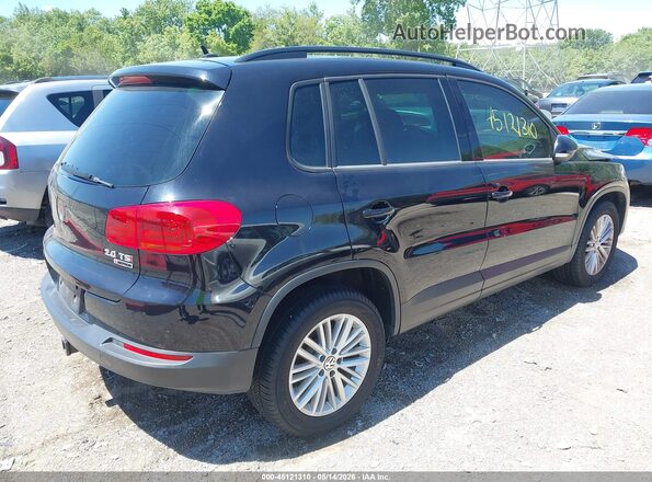 WVGJV7AX9GW030403 2016 VOLKSWAGEN TIGUAN Black Հետևի աջ