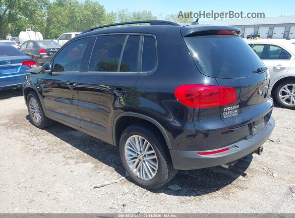WVGJV7AX9GW030403 2016 VOLKSWAGEN TIGUAN Black Հետևի ձախ