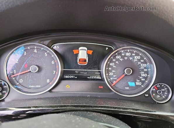 WVGRF7BP0HD006454 2017 VOLKSWAGEN TOUAREG Черный Вид щитка приборов