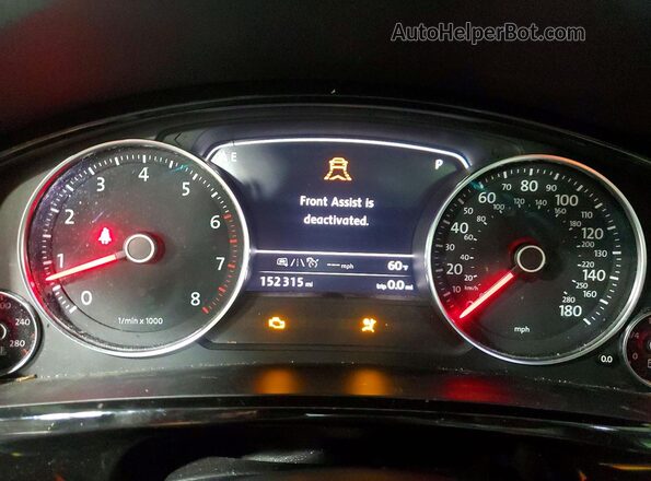 WVGRF7BP5HD006143 2017 VOLKSWAGEN TOUAREG Black Вид щитка приладів