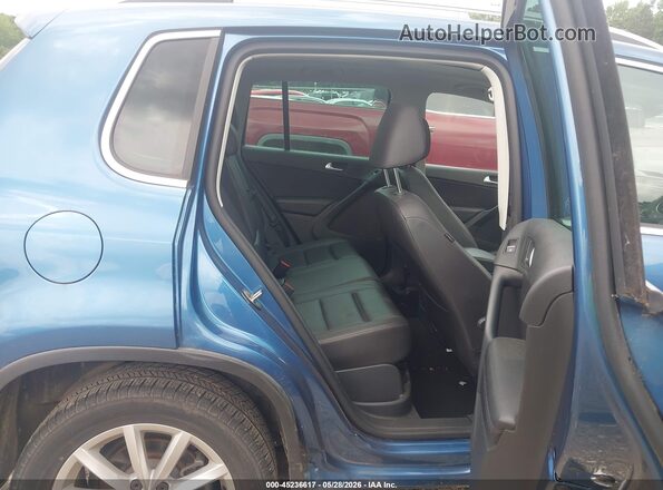 WVGRV7AX6HW506594 2017 VOLKSWAGEN TIGUAN Blue VIN კოდის სტიკერის ხედი