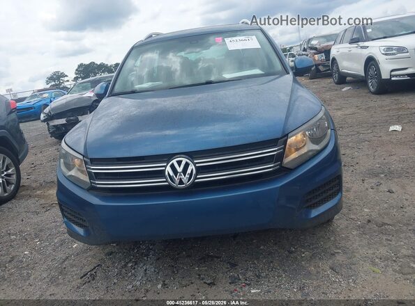 WVGRV7AX6HW506594 2017 VOLKSWAGEN TIGUAN Blue ხელსაწყოთა პანელის ხედი