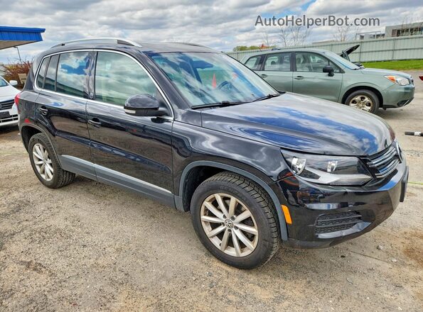 WVGSV7AX0HK010554 2017 VOLKSWAGEN TIGUAN Черный Передняя правая четверть