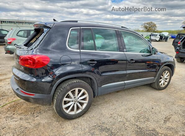 WVGSV7AX0HK010554 2017 VOLKSWAGEN TIGUAN Черный Задняя правая четверть