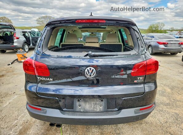 WVGSV7AX0HK010554 2017 VOLKSWAGEN TIGUAN Черный Вид сзади