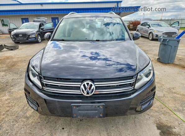 WVGSV7AX0HK010554 2017 VOLKSWAGEN TIGUAN Черный Вид спереди
