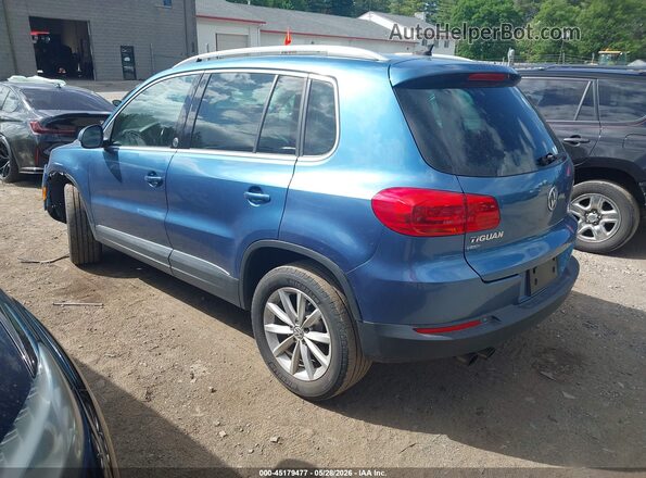 WVGSV7AX2HK002486 2017 VOLKSWAGEN TIGUAN Синий Задняя левая четверть