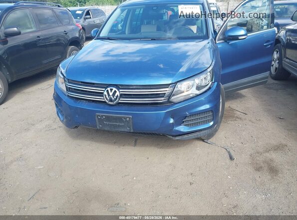 WVGSV7AX2HK002486 2017 VOLKSWAGEN TIGUAN Синий Вид спереди