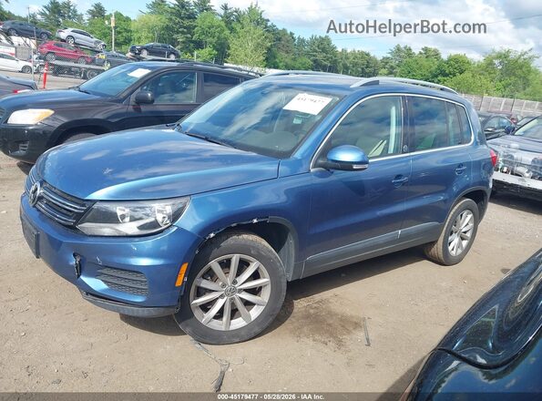 WVGSV7AX2HK002486 2017 VOLKSWAGEN TIGUAN Синий Панорамный вид салона 360°