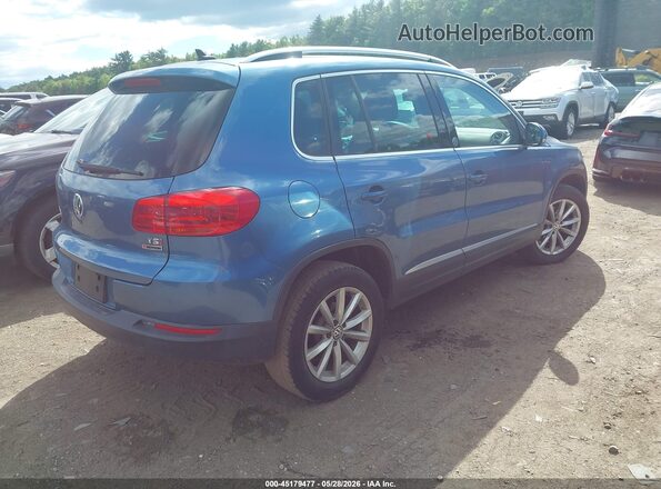 WVGSV7AX2HK002486 2017 VOLKSWAGEN TIGUAN Синий Задняя правая четверть