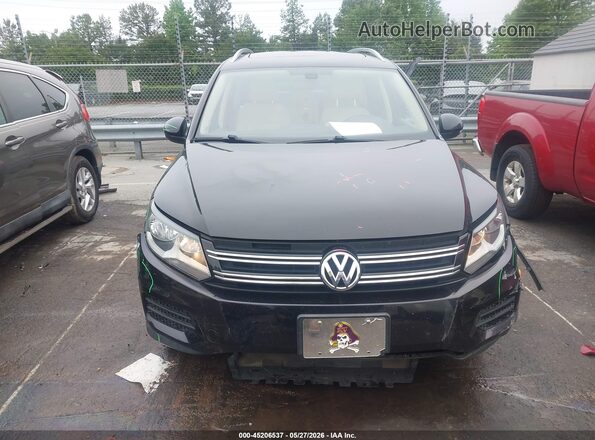 WVGSV7AX2HK015142 2017 VOLKSWAGEN TIGUAN Black ხელსაწყოთა პანელის ხედი