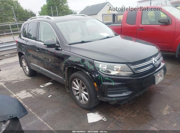 WVGSV7AX2HK015142 2017 VOLKSWAGEN TIGUAN Black უკანა სალონის ხედი