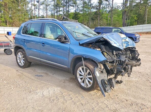 WVGSV7AX5HK018942 2017 VOLKSWAGEN TIGUAN Синий 