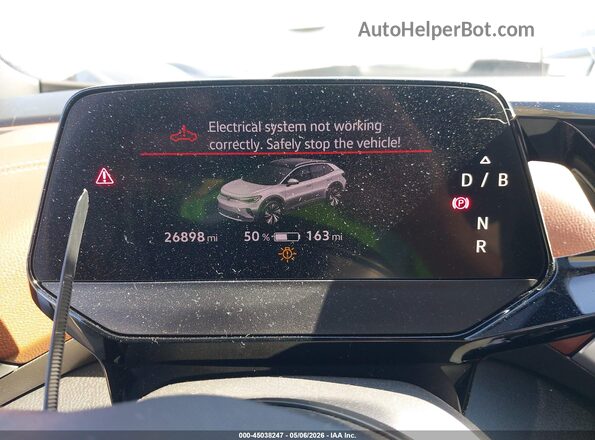 WVGTMPE23NP040653 2022 VOLKSWAGEN ID.4 Gray Հետևի նստատեղերի տեսք