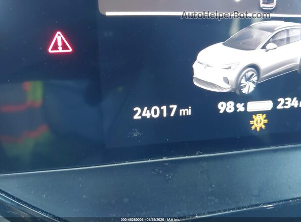 WVGTMPE25NP068373 2022 VOLKSWAGEN ID.4 Black Սալոնի 360 աստիճան տեսք