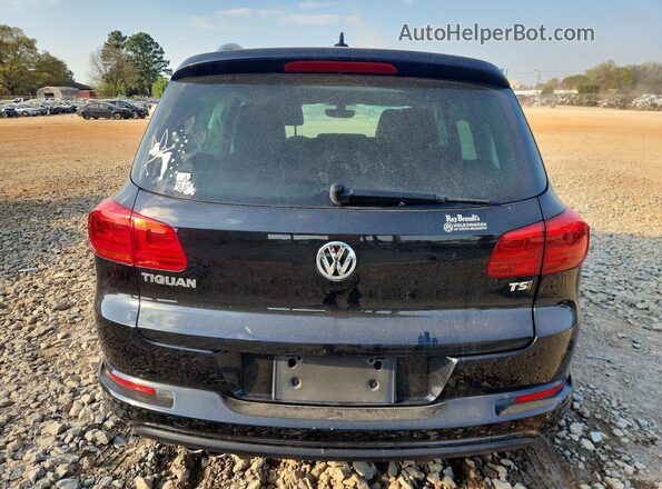 WVGTV7AX3HK020029 2017 VOLKSWAGEN TIGUAN Black უკანა ხედი