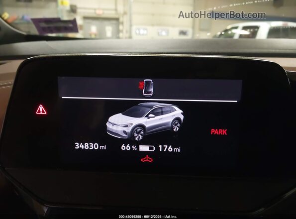 WVGUNPE25NP038727 2022 VOLKSWAGEN ID.4 White Հետևի նստատեղերի տեսք