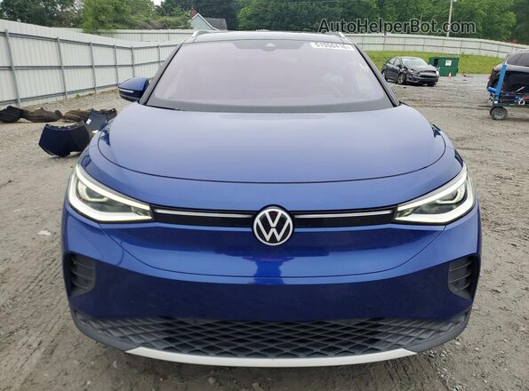 WVGUNPE2XMP063721 2021 VOLKSWAGEN ID.4 Blue წინა ხედი