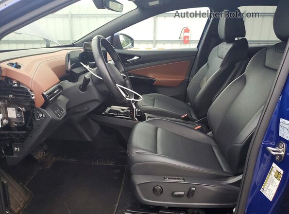 WVGUNPE2XMP063721 2021 VOLKSWAGEN ID.4 Blue წინა სალონის ხედი