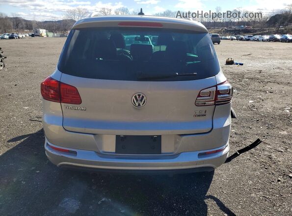WVGUV7AX2HW509633 2017 VOLKSWAGEN TIGUAN Silver Vista trasera