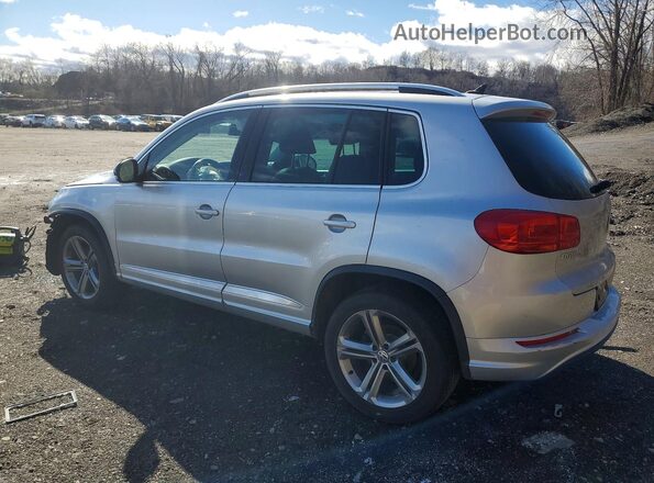 WVGUV7AX2HW509633 2017 VOLKSWAGEN TIGUAN Silver Trasero izquierdo