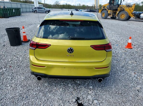 WVW8A7CD3PW193677 2023 VOLKSWAGEN GTI Yellow Հետևի տեսք